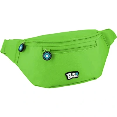 Imagen de Grafoplás Bits &amp; Bobs, Riñonera Unisex Niños, Verde (Green), 23x12x9cm