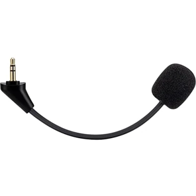 Imagen de micrófono de juego repuesto para auriculares HyperX Cloud Alpha, Alpha S &amp; Pro Gaming en PS4, PS5, Xbox One, desmontable 3,5 mm