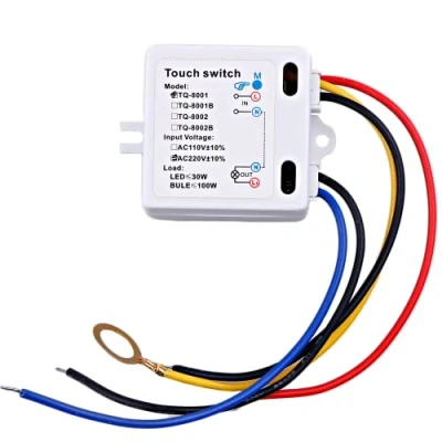 Imagen de Interruptor táctil de 120V/240V con amortiguador sobretensiones para lámpara LED