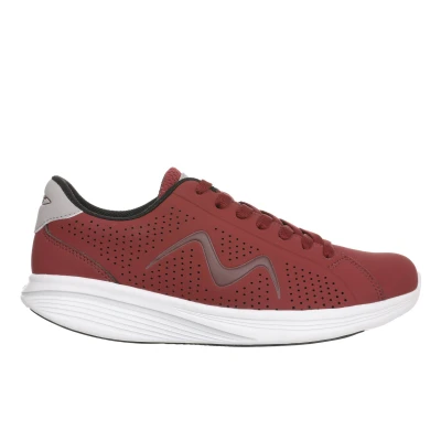Imagen de MBT M800 Zapatillas de Deporte para Mujer Estilo Moderno. Deportivas Caminar Anatómicas y Cómodas. Calzado Fisiológico Confort Estabilidad con Suela balancín. Sneakers Color Rojo