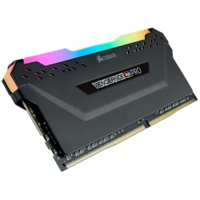 Imagen de Corsair Vengeance Pro RGB Módulo de 8 GB (1 x GB) DDR4 3200 (PC4 25600) C16 1,35 V, optimizado AMD Ryzen, Color Negro