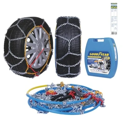 Imagen de Goodyear 77932 &quot;12mm&quot;: Cadenas de nieve 12 mM Talla 230, Adecuado para 4x4, Jeep, SUVs, microbús, furgonetas y vehículos comerciales, Homologación TUV GS ÖNORM