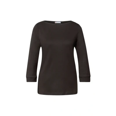 Imagen de Street One Basic Uboot Camiseta de manga larga, Mujer, Talla: 40, Braun