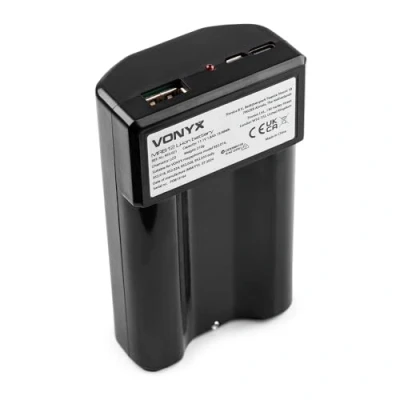 Imagen de Vonyx MRB12 1.8Ah Batería de Litio con Cargador 12V, Compatible Megáfono MEG075, MEG090, MEG120 y MEG150, Larga Duración, Ideal para Eventos Supporters