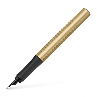 Imagen de Faber Castell 140932 Grip Edition Pluma estilográfica (punta F), color dorado