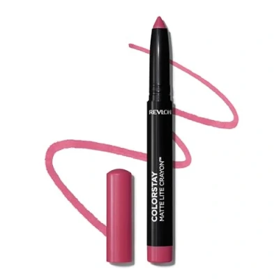 Imagen de Revlon ColorStay Matte Lite Crayon Pintalabios acabado mate de color itenso a prueba manchas Gama Rosas Tono 006 Lift Off