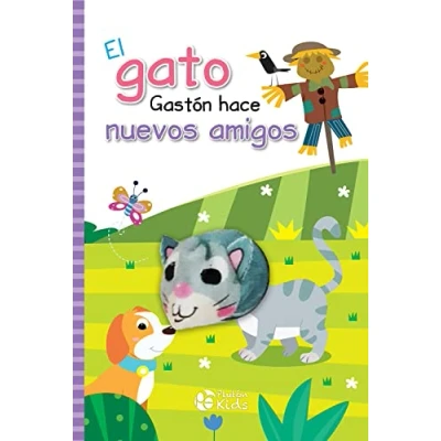 Imagen de El gato Gastón hace nuevos amigos (Libros con Títeres)