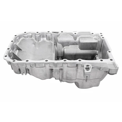 Imagen de VAICO V20 4070 Cárter de aceite con tornillo purga taladro para sensor nivel Aluminio BMW: 3 Sedán, Touring, X1