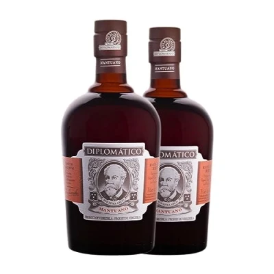 Imagen de Ron Diplomático Mantuano Extra Añejo Reserva 70 cl (Caja de 2 Botellas cl)