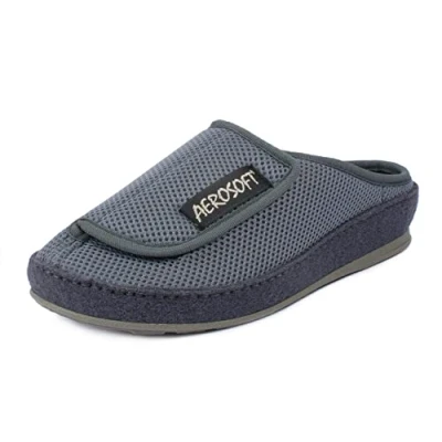 Imagen de Aerosoft zapatilla 6032 4P mujer hombre antideslizante transpirables (gris, 43)