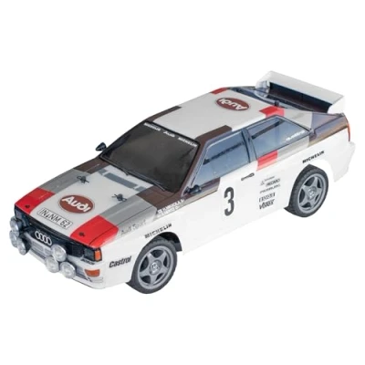 Imagen de TAMIYA TAM58667 58667 Audi 300058667 RC Quattro Rally A2 (TT 02), maqueta de Coche teledirigido, Escala 1:10, Kit construcción para Hobbies, Montar, Color Blanco