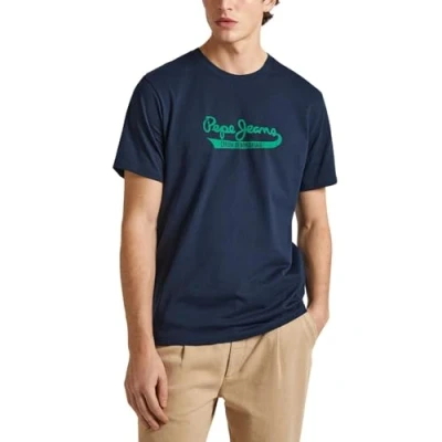 Imagen de Pepe Jeans Claude Camiseta estampada, Hombre, Talla: XS, Dulwich blue