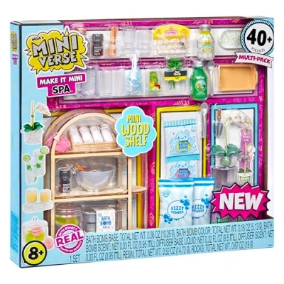 Imagen de MGA&#039;s Miniverse Make It Mini Spa Multipack Coleccionables, DIY, Productos Reales de que Realmente Funcionan, para Coleccionistas y Niños Mayores 8 años, NO COMESTIBLE