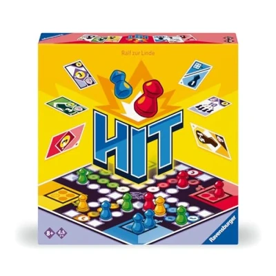 Imagen de Ravensburger Hit Game, Juegos de Mesa, Estrategia, sin Dados Solo Cartas, para 2 4 Jugadores, Mesa Adultos y niños +8 años, versión español
