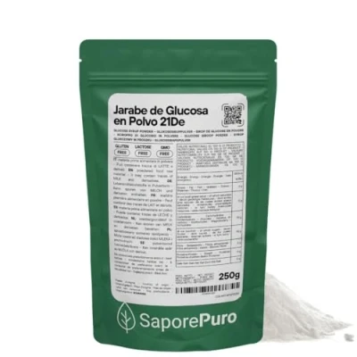 Imagen de SaporePuro Jarabe de glucosa en polvo 250 gr Ideal para helados, sorbetes y postres