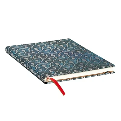 Imagen de Blue Velvet Ultra Vertical Dayplanner 2023 (Elastic Band Closure): Hardcover, Layout, 100 gsm, elastic closure