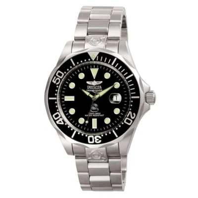 Imagen de Invicta Grand Diver Reloj automático para hombre de acero inoxidable, Plata / Negro, 47 mm