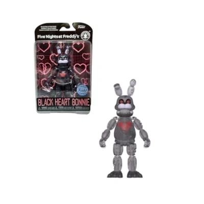 Imagen de Funko Action Figure 5&quot;: Five Nights At Freddy&#039;s (FNAF) Blackheart Bonnie The Rabbit Juguete Coleccionable Idea De Regalo Mercancía Oficial Fans Video Games