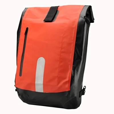 Imagen de Fischer 86282 Bolsa de Transporte para Bicicleta, Color Rojo y Negro, Unisex Adulto, Einheitsgröße