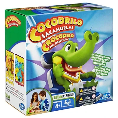Imagen de Hasbro Cocodrilo sacamuelas, Juego de Habilidad (B04081750) (versión española/Portuguesa)