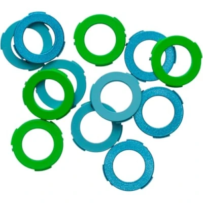 Imagen de MAGURA Kit Di Coperture Per Freno, 4 Pistoncini, Dal Ma2015 (Verde Neon, Ciano, Menta), Cubierta Para Pinzas De Unisex Adulto, Multicolor, Talla Única