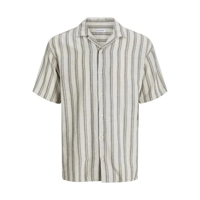 Imagen de Jack &amp; Jones Jjeenzo Stripe Resort SS Camisa, Hombre, Talla: Small, Moonbeam