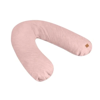Imagen de Béaba, Big Flopsy, Cojin Lactancia, Almohada de Maternidad y Embarazada, Multifuncional, Adecuada para Dormir/Amamantar, Soporte, Hipoalergénica, Confort, Noche Tranquila, Lino, Oekotex, Rosa