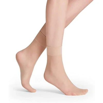Imagen de FALKE Pure Matt 20 DEN W SO transparente unicolor 1 par, Calcetines Mujer, Color piel (Crystal 4409) nuevo ecológico, 39 42