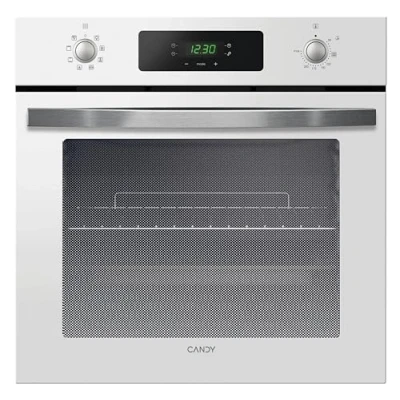Imagen de Candy Idea F IDC B605 L, Horno Multifunción, 65L, 2400W, 1 Bandeja y 2 Rejillas, Ventilador Radial, 9 Funciones, Temporizador, Display táctil, Puerta Doble Cristal Desmontable, Blanco