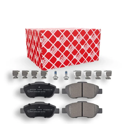 Imagen de FEBI BILSTEIN 170907 Juego de pastillas freno Eje delantero con material fijación FIAT: Panda II Hatchback