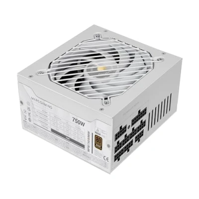 Imagen de MARS GAMING MPB750SIM, Fuente Alimentación Full Modular ATX 750W, 7 Años Garantía, 80Plus Bronze 230V EU, 90% Eficiencia, Ventilador SI Extreme Silence 140mm, Tecnologías AI2 RPM, DC y SMD, Blanco
