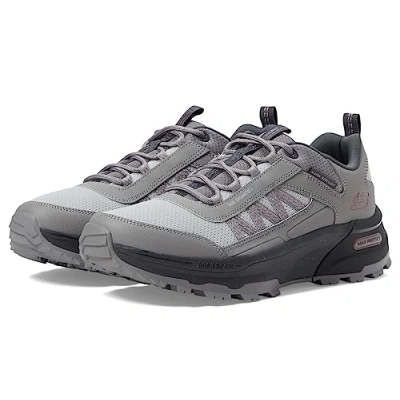 Imagen de Skechers Max Protect Legacy, Zapatos de Trekking Mujer, Gray Leather/Mesh/Synthetic//Charcoal Trim, 35 EU