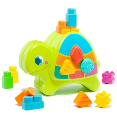 Imagen de MOLTO Tortuga de Actividades Moltó con Sonido y 12 Accesorios Juguete Educativo para Niños Desarrollo Habilidades Cognitivas Motoras