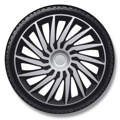Imagen de AutoStyle PP 5404SB Tapacubos 14in negro/plata