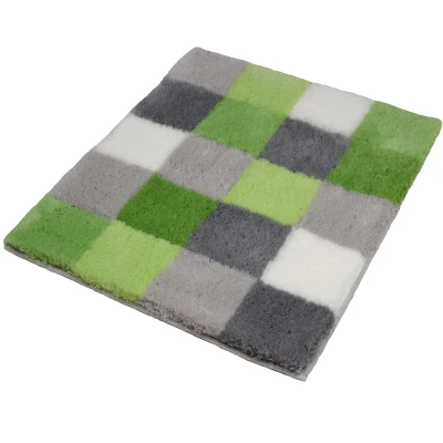 Imagen de Kleine Wolke Badteppich Caro Alfombrilla de baño, 100% poliacrílico, Cardo, 55 x 65 cm
