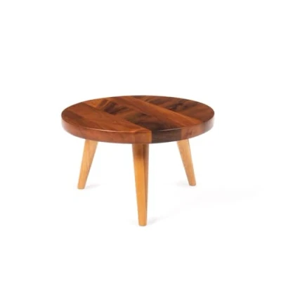 Imagen de H&amp;H Soporte de Madera Acacia Redonda, 25 x 15,5 cm, marrón