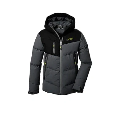 Imagen de killtec KOW 376 BYS QLTD JCKT, Chaqueta acolchada/chaqueta de invierno con capucha Niños, anthrazit melange,