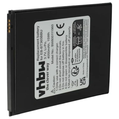 Imagen de vhbw Litio polímero batería 4050mAh (3.7V) para Tablet como Samsung EB BT365BBC, BT365BBE, BT365BBU, BT365BBUBUS, GH43 04317A