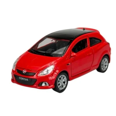 Imagen de Welly Opel Corsa OPC D Rojo 3 Puertas aprox. 1/34 1/39 Modelo de Metal Coche Die Cast Nuevo en Caja