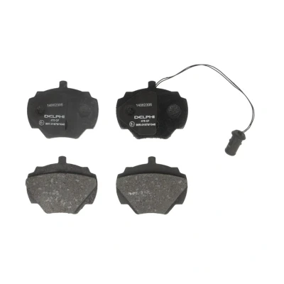 Imagen de DELPHI LP475 Juego de pastillas freno con contacto avisador desgaste Chapa antichirridos sin accesorios LAND ROVER: Defender SUV, Discovery 1
