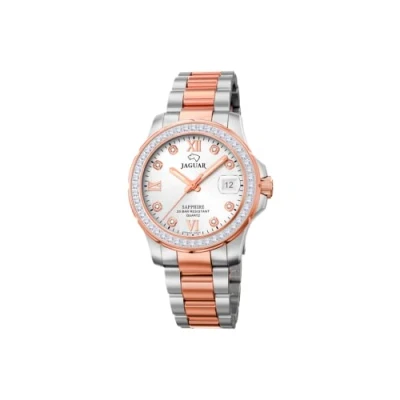 Imagen de JAGUAR Reloj Modelo J894/1 de la colección Woman, Caja 34,5 mm Plata con Correa Acero Bronce para señora