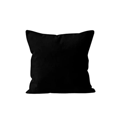 Imagen de Soleil d&#039;ocre Funda de Cojín Alix, Negro, 60 x cm