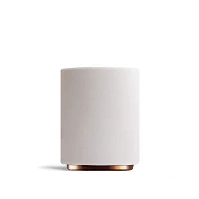 Imagen de Fellow Monty Tazas para arte latte Taza de cerámica doble pared Blanco mate con base cobre 325 ml
