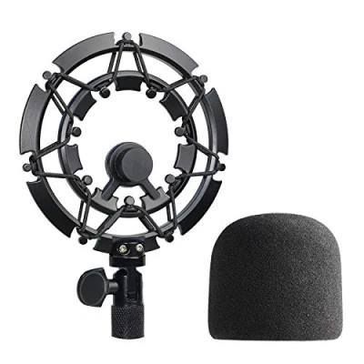 Imagen de Blue Yeti Montaje de Choque con Funda Esponja Montura Aleación para Reducir Vibraciones Micrófono y Pro por YOUSHARES
