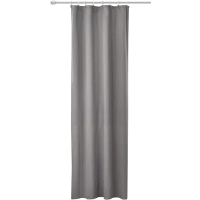 Imagen de WOLTU Cortina Opaca,el cordón el Sombreado Cortinas de Luz para la Entrada Principal Dormitorio 135x245 cm Gris Oscuro (1 Pieza)