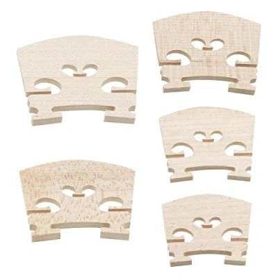 Imagen de YINETTECH 10 piezas de puente cuerda arce para violín 4/4 3/4 1/2 1/4 1/8 accesorios instrumento pieza 20 g