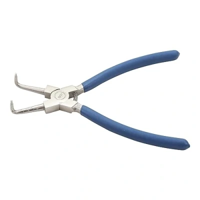 Imagen de BGS 650 4 Alicate de puntas (circlip) en ángulo para anillos retención interiores 225 mm
