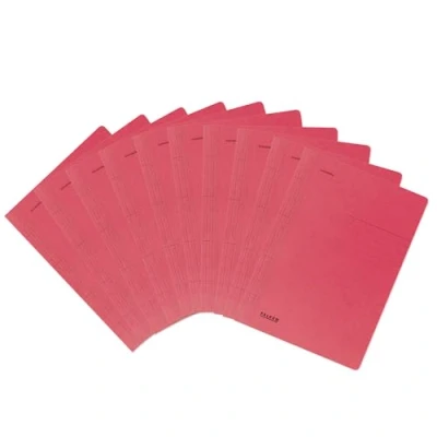 Imagen de FALKEN rápido grapadora reciclado para DIN A4, paquete de 100, color rojo 100er