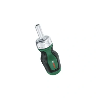 Imagen de Bosch destornillador de carraca con mango ancho, 6 puntas (destornillador alto par compacto; fijación potente; PH2,SL5,TX25,HEX3/4/5; ergonómico; portapuntas magnético)