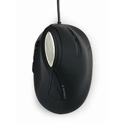 Imagen de Ratón Con Cable Y Sensor Óptico Gembird Mus ergo 03. 3200 Dpi Negro